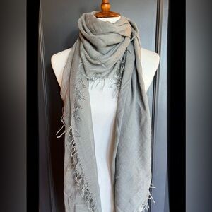 New Auth Chan Luu Cashmere and Silk Scarf Color: Griffin Gray